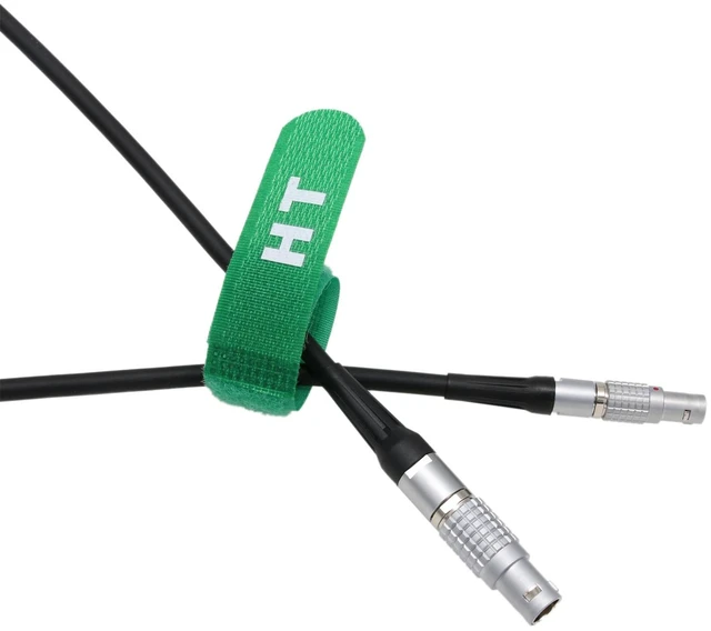 Alt view image 2 of 5 - Cable for Microphone Preamplifier Type 2673 2669-L, Brüel & Kjær 0B 7-pin Female to 1B 7-pin Male 1m