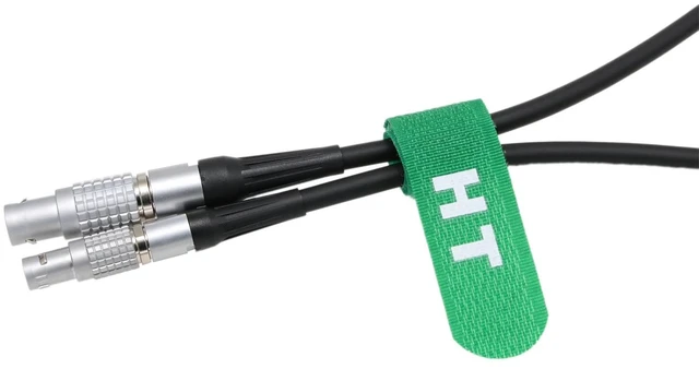 Alt view image 4 of 5 - Cable for Microphone Preamplifier Type 2673 2669-L, Brüel & Kjær 0B 7-pin Female to 1B 7-pin Male 1m