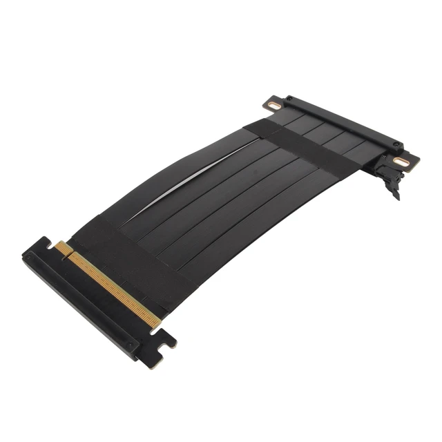 Main image of Ultra PCIE 4.0 X16 Riser Cable, High Speed Flexible Extender Card Extension Port, 180 Degree Adapter, GPU Extension Cable for Graphics Card Vertical Mount for RTX 4090 RX 7900
