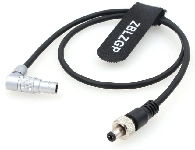 Main image of Rotatable Elbow 2 Pin Male to Locking 2.5 DC Power Cable for ARRI Alexa Classic Z CAM E2 to Atomos Ninja V PIX-E5 PIX-E5H PIX-E7