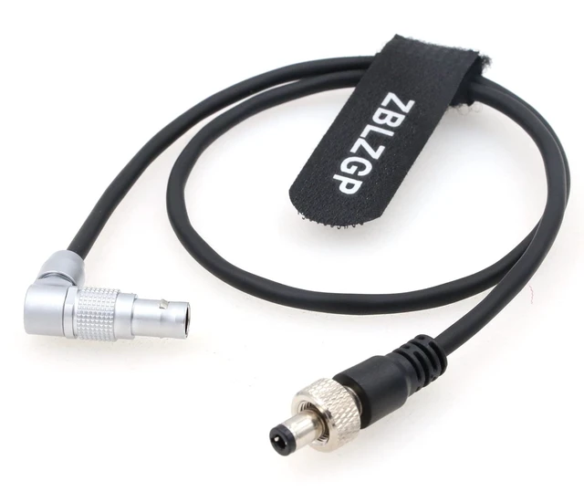 Alt view image 4 of 5 - Rotatable Elbow 2 Pin Male to Locking 2.5 DC Power Cable for ARRI Alexa Classic Z CAM E2 to Atomos Ninja V PIX-E5 PIX-E5H PIX-E7