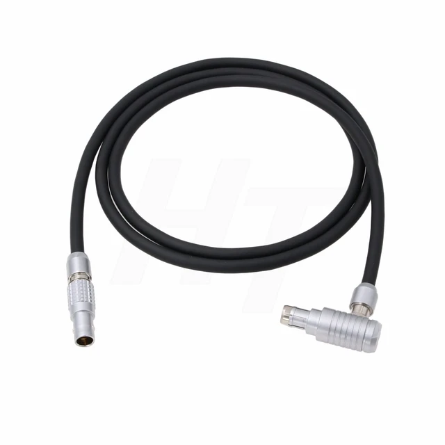 Alt view image 2 of 3 - 24V Power Cable for ARRI Alexa Sony Venice Camera to Teradek Bond Bolt, SmallHD Monitor Right Angle RS 3 Pin to 0B 2 Pin 90cm