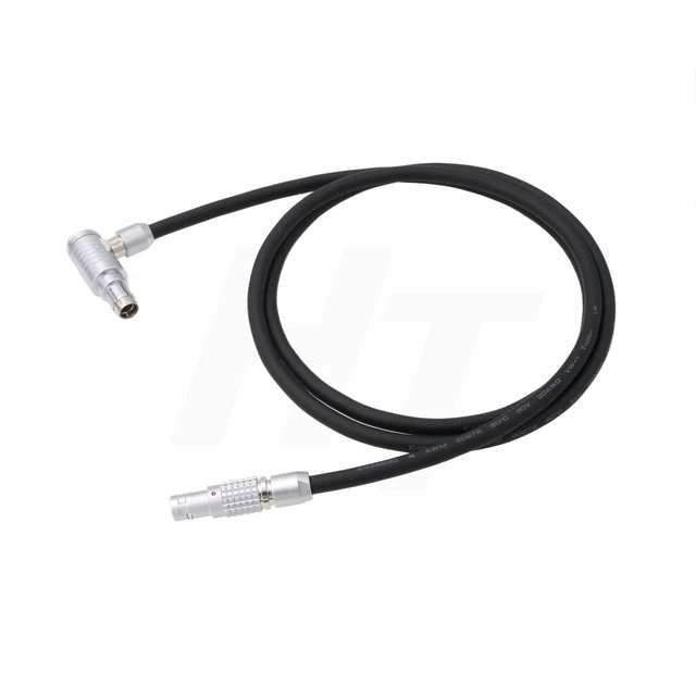 Alt view image 3 of 3 - 24V Power Cable for ARRI Alexa Sony Venice Camera to Teradek Bond Bolt, SmallHD Monitor Right Angle RS 3 Pin to 0B 2 Pin 90cm