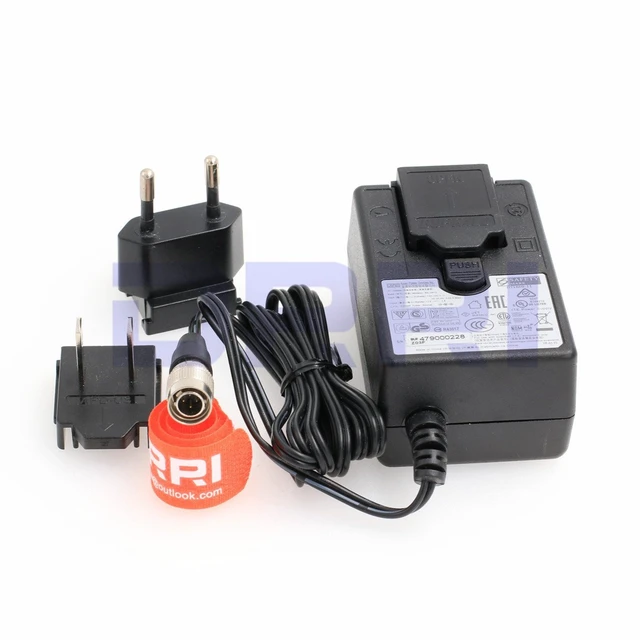 Alt view image 2 of 4 - 4 pin Male Hirose to Universal AC Power Adapter for Zoom F8 F4,Sound Devices 633 644 688