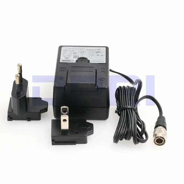 Alt view image 3 of 4 - 4 pin Male Hirose to Universal AC Power Adapter for Zoom F8 F4,Sound Devices 633 644 688