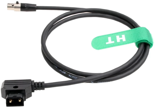 Alt view image 4 of 4 - D-tap Power Cable Mini XLR 4 Pin for Alphatron EVF Viewfinder TVLogic VFM 055 056 058 F-10A F-7H LVM 074 SRM Field Monitor (1m)