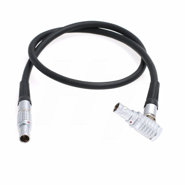 Main image of Trinity Rigs Joystick Monitor Mount Power Data Cable for ARRI Starlite Starlight Monitor, Right Angle to Straight 5 Pin 30cm