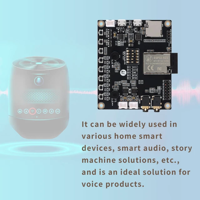 Alt view image 6 of 7 - ESP32-Audio-Kit Audio Development Board, ESP32-A1S Audio Development Board Module, WiFi+Bluetooth Module, ESP32 Serial Port to WiFi ESP32 Audio Kit/ESP32 Ethernet