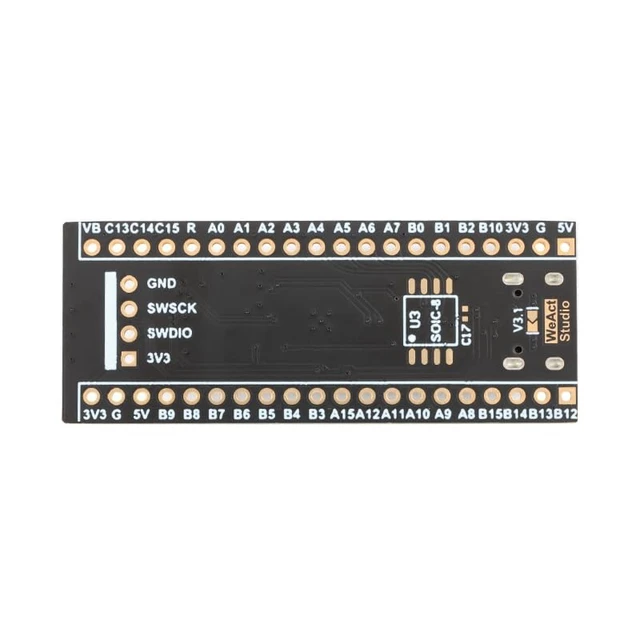 Alt view image 4 of 5 - 2Pcs STM32F411CEU6 Development Board STM32F4 Core STM32F411CEU6 Module System Board Learning Board 100Mhz Freq 128KB RAM 512KB ROM for Programming
