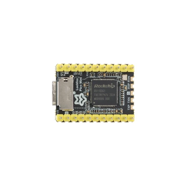 Alt view image 3 of 5 - Luckfox Pico Mini B RV1103 Development Board Linux AI Micro Board Module Integrate ARM Cortex-A7/RISC-V MCU/NPU/ISP Processors 64MB DDR2 0.5TOPS NPU with 128MB Flash with Solder Pins