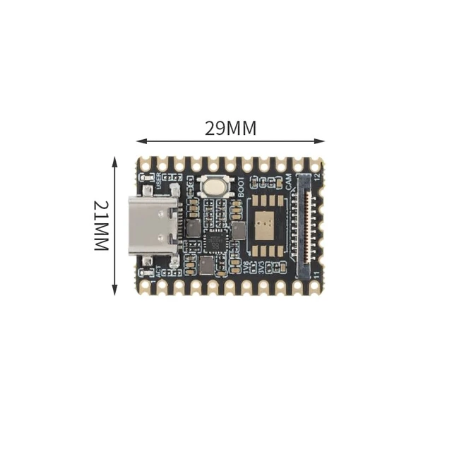 Alt view image 4 of 5 - Luckfox Pico Mini B RV1103 Development Board Linux AI Micro Board Module Integrate ARM Cortex-A7/RISC-V MCU/NPU/ISP Processors 64MB DDR2 0.5TOPS NPU with 128MB Flash with Solder Pins