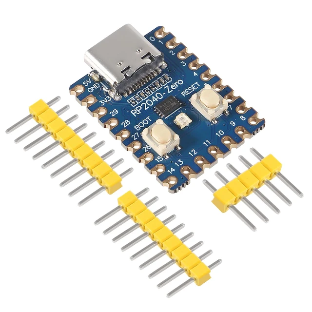 Alt view image 6 of 7 - 2PCS RP2040-Zero RP2040 Microcontroller PICO Development Board Dual-core 264KB Cortex M0+ Processor 2MB Flash Micro Controller
