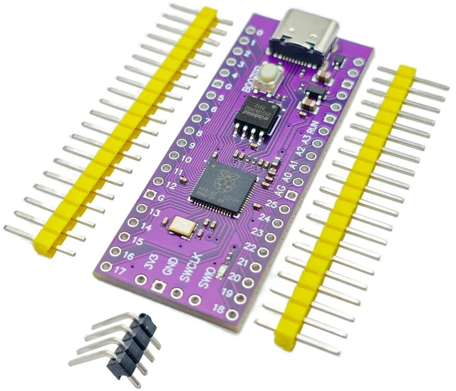 Main image of RP2040 Board Type-C USB-C, 16MB Flash, Compatible with Raspberry Pi Pico Micropython
