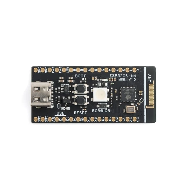 Alt view image 3 of 4 - ESP32-C6-Mini Development Board Low-Power WiFi Bluetooth 160MHz WiFi 6 for Zigbee Thread Networking Module