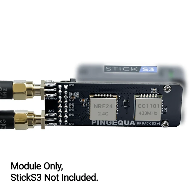 Alt view image 3 of 5 - RF Pack S3 Dual-Band Module for M5Stack StickS3