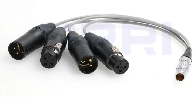 Main image of 10Pin to XLR 3Pin Atomos Breakout Audio Cable for Shogun Monitor Recorder (10pin-3XLR)