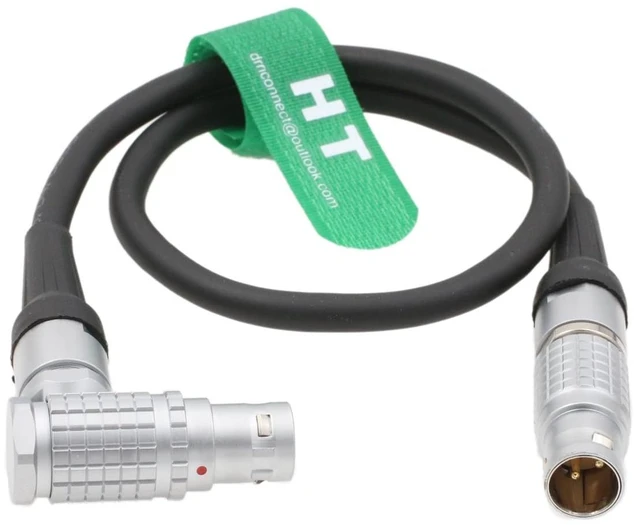 Main image of Steadicam M1 M2 Ultra Power Cable for to ARRI Alexa 35, Alexa Mini, Mini LF, Amira Camera 24V 2B 3 Pin to 8 Pin Female Right Angle 50cm