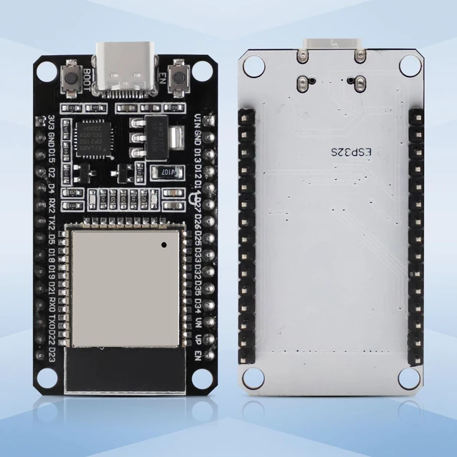Alt view image 5 of 7 - 3 Pack ESP32 Development Boards with Type-C Cables, 30-Pin WiFi + Bluetooth Dual Core ESP-32 Microcontroller, CP2102 Chip, Compatible with Arduino IDE for IoT Smart Home & DIY Projects