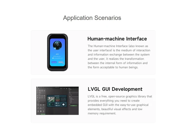 Alt view image 6 of 7 - ESP32-S3 Development Board with 1.47inch Touch LCD Display, 172×320 Pixels 262K Color IPS Touch Screen, Support 2.4GHz WiFi & Bluetooth 5, Dual-core Processor up to 240MHz Frequency