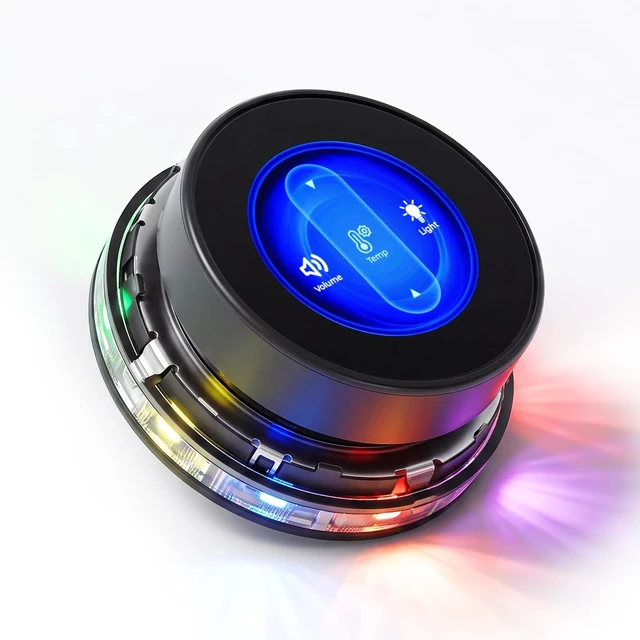 Main image of ESP32 Rotary Display, 1.46" 360x360 IPS, 8MB PSRAM | ESP32-S3 HMI, Home Assistant Compatible, ESPHome Ready, Ar duino LVGL Support, 16MB Flash, IoT Development Board