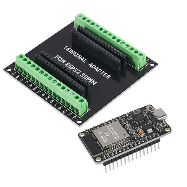 Alt view image 5 of 6 - 3Set ESP32 CP2102 Type C 30pin Development Board GPIO Breakout Board Type-C USB Dual Interface ESP32 Shield 30P WiFi+Bluetooth Dual Core ESP-32 Expansion Board