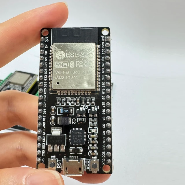 Alt view image 3 of 6 - 3PCS Esp32 Dev Board with 38Pin GPIO & Breakout Board Shield | Esp32 Development Board, 2.4GHz Dual-Mode WiFi + BT 4.2 Dual-Core Microcontroller, Support STA/AP/STA+AP