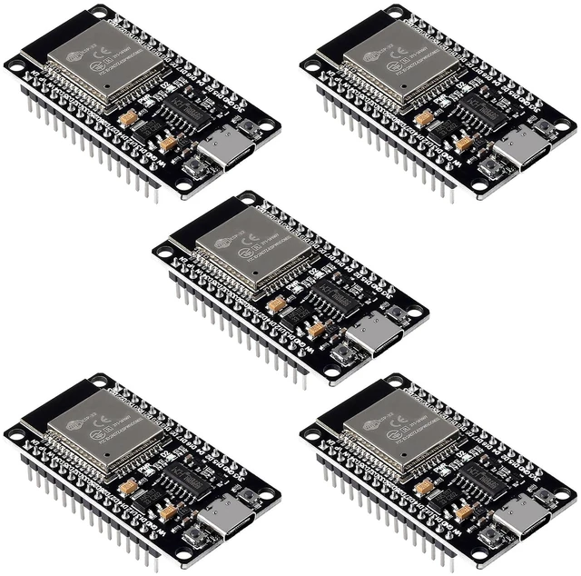 Main image of 5PCS ESP32 Type C 30Pin Development Board ESP32S Type-C USB WiFi + Bluetooth ESP-32 CH340 2.4GHz Dual Core WiFi NodeMCU Processor Microcontroller