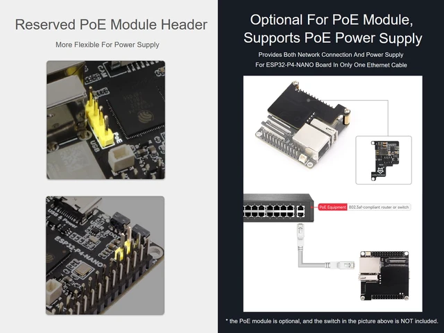 Alt view image 5 of 7 - ESP32-P4-NANO Development Board Based on ESP32-P4 Chip with RISC-V Dual-core and Single-core Processors, Onboard MIPI-CSI, MIPI-DSI, USB 2.0 OTG, ETH, SDIO 3.0 TF Card Slot, etc. Interfaces