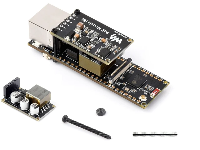 Main image of ESP32-S3 PoE ETH Development Board Based on ESP32-S3R8,Ethernet Module | 10/100Mbps RJ45 Ethernet Port,Dual Core Processor,Support Wi-Fi & Bluetooth