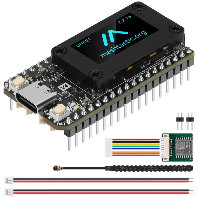 Main image of ESP32 LoRa V4 Development Board for Meshtastic MeshCore LoRaWAN IoT 1pcs | Meshtastic Devices, L76K GNSS Module Precise Positioning, ESP32-S3 16MB Flash, WiFi BLE, 28dBm High Power SX1262 LoRa