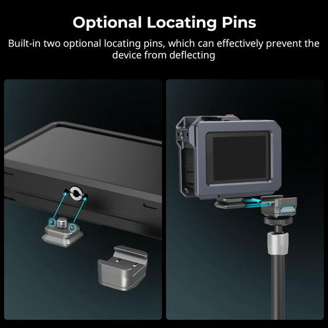 Alt view image 7 of 7 - HawkLock H21 QR Mount Plate Dual-Directio NATO Rail | Anti-Deflection 1/4"-20 Screw, holds up to 11lb for cameras, monitors, action cameras