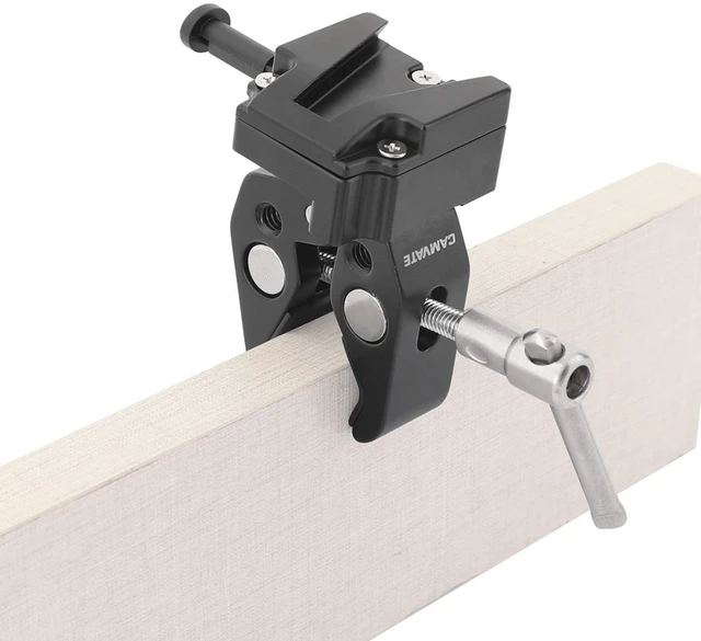 Alt view image 5 of 5 - Crab Clamp+V-Lock Mount Quick Release Adapter for DSLR Camera Battery