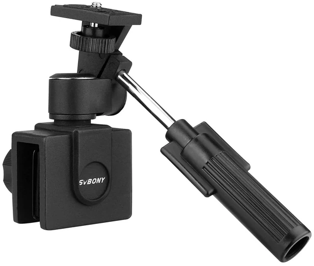 Main image of Car Window Mount, for Spotting Scope/Binoculars/Camera (Metal | All Metal Material, Load-Bearing 5kg, 1/4 -20 Thread, Adjustable Vehicle Clamp Mount for Bird Watching Wildlife Observation