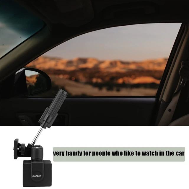 Alt view image 7 of 7 - Car Window Mount, for Spotting Scope/Binoculars/Camera (Metal | All Metal Material, Load-Bearing 5kg, 1/4 -20 Thread, Adjustable Vehicle Clamp Mount for Bird Watching Wildlife Observation