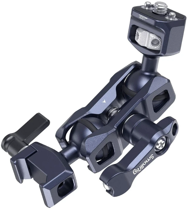 Main image of Articulating Magic Arm with NATO Clamp and 1/4"-20 Screw | With Retractable Pins,360 Degree Rotation, Max Load of 12 Ib Magic Arm for Field Monitor, Camera and Lights
