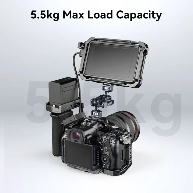 Alt view image 7 of 7 - Camera Magic Arm, Flexible Articulating Arm with 1/4'' Screws | Field Monitor Mount with Dual Ballhead, for DSLR, LED Light, Flash, Action Camera for Insta360 X6/X5, for DJI Action