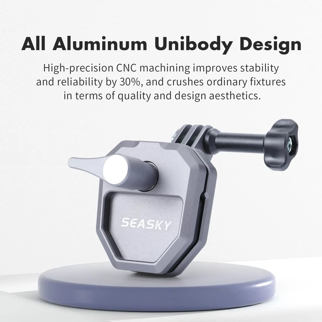 Alt view image 3 of 7 - M02 Action Camera Motorcycle Windshield Clamp Mount for Gopro 13/12 | All Aluminum Metal Motorbike Windscreen Accessories for Gopro Hero11/10/9/8/7 DJI Action 6 5 4 Insta360 Ace Pro 2