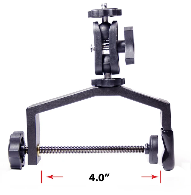 Alt view image 2 of 4 - UltraClamp Assembly 360 Swivel Camera Mount Accessory for Cameras, Scopes, and Binoculars (4-Inch w/Swivel)