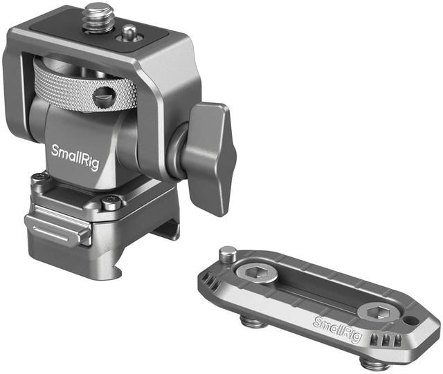 Main image of HawkLock Quick Release Camera Monitor Mount with NATO Rail | Max payload 2.5 kg for camera field monitors. Swivel 360°, Tilt 160°