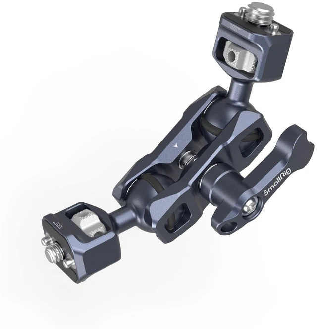 Main image of Articulating Magic Arm, 3/8"-16 Screw for ARRI & 1/4"-20 Screw | With retractable pins. 360° rotation, 12 lb load for monitors, cameras, lights.