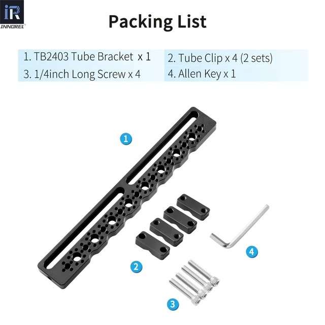 Alt view image 7 of 7 - TB2403 Car Headrest Mount Camera Monitor Bracket 1/4" Screw Shooting Extension Bracket for Installing Camera Cage, Car Headrest ARRI Camera Accessories Inside Vehicle