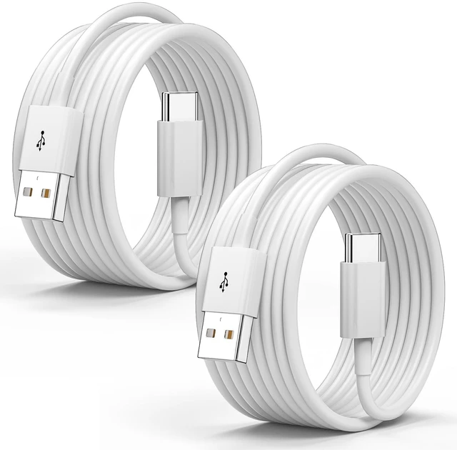 Main image of USB to USB C Cable for iPhone 17/16/15 USB C Charger CordCar CarPlay Cable | 2Pack USB A to USB C for iPhone USB C CordiPad USBC Cable iPad Pro Air Android Car Charger Cord Charging Cables Replacement