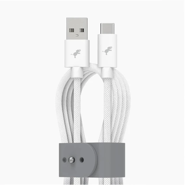 Main image of POWERKNIT USB-A to USB-C Cable 2M/6.6FT, Durable Fast Charging Cord | Type C Fast Charging Cable with Cable Strap, Compatible with Apple iPhone 18/17/16/15, Samsung, MacBook Air/Pro/Max 2018-2022