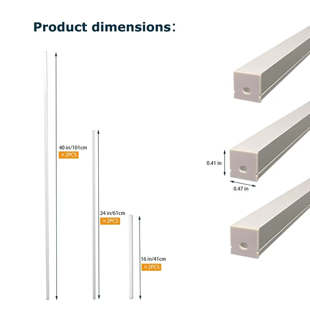 Alt view image 7 of 7 - ATA LED Recessed Lighting Kit for Wall Panels - 6pcs Self-Adhesive Wall LED Lights for Interior Wall Decor, 3000k Touching Switch Light for Wood Slat Wall Panels (Touch Sensor Switch)