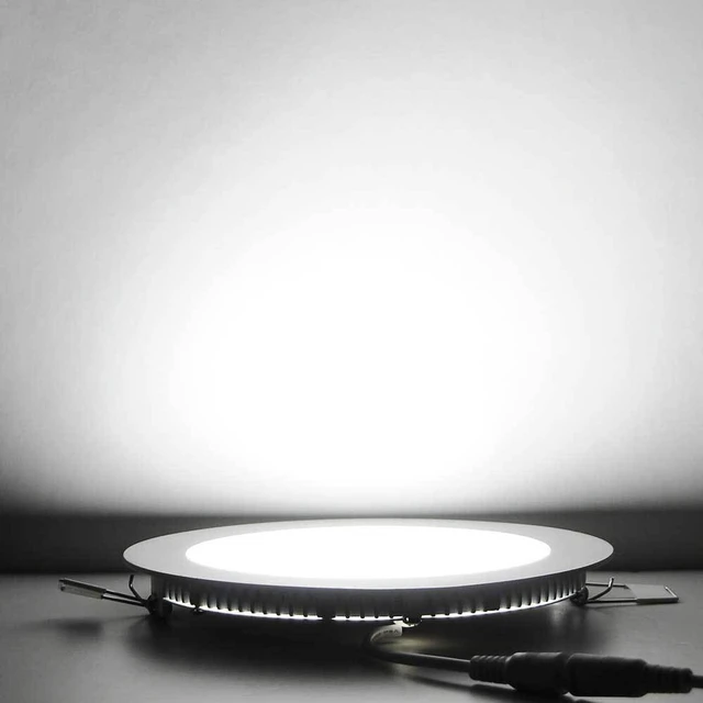 Alt view image 5 of 7 - BRILLIHOOD LED Recessed Downlight - 12W, 1000 Lumens, 6000K - 6 in, 10 Pack | Aluminum Housing, Acrylic Lens, 6-1/8 to 7-3/16 in Cutout, Spring Clip Mount, 180 Degree Beam Angle, Indoor Use