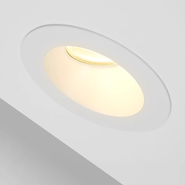 Alt view image 5 of 7 - Maxxima 4" Canless Sloped Anti-Glare LED Downlight, 1000 Lumens, 5 CCT | Color Selectable 2700K/3000K/3500K/4000K/5000K, Recessed Fixture For Sloped Ceilings, IC Rated, Dimmable, 90 CRI