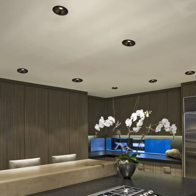 Alt view image 7 of 7 - Maxxima 6" Anti-Glare LED Downlight Canless, 1200 Lumens, 5 CCT, Black | Color Temperature Selectable 2700K/3000K/3500K/4000K/5000K, Dimmable Recessed Fixture, IC Rated, 90 CRI, J-Box Included