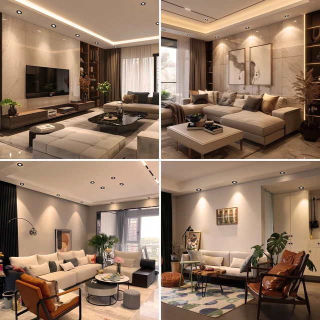 Alt view image 7 of 7 - inShareplus 2 Inch LED Downlight, 3W Recessed Lighting 220LM COB Dimmable, 3000K Warm White, CRI80, Black Trim, LED Ceiling Lights with Driver, 12 Pack