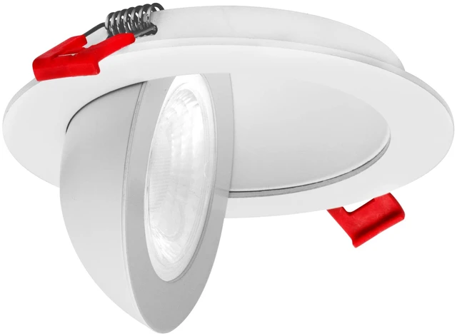 Main image of DGF 4-inch White Selectable Canless Floating Gimbal LED Recessed Downlight (DGF43120SRDWH)
