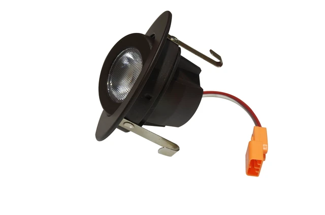 Alt view image 4 of 7 - NICOR Lighting 2 inch LED Gimbal Downlight in Oil-Rubbed Bronze, 3000K (DLG2-10-120-3K-OB)